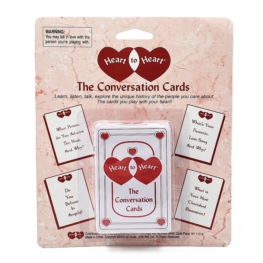 Vintage Heart to Heart “The Conversation Cards” Game – NEW